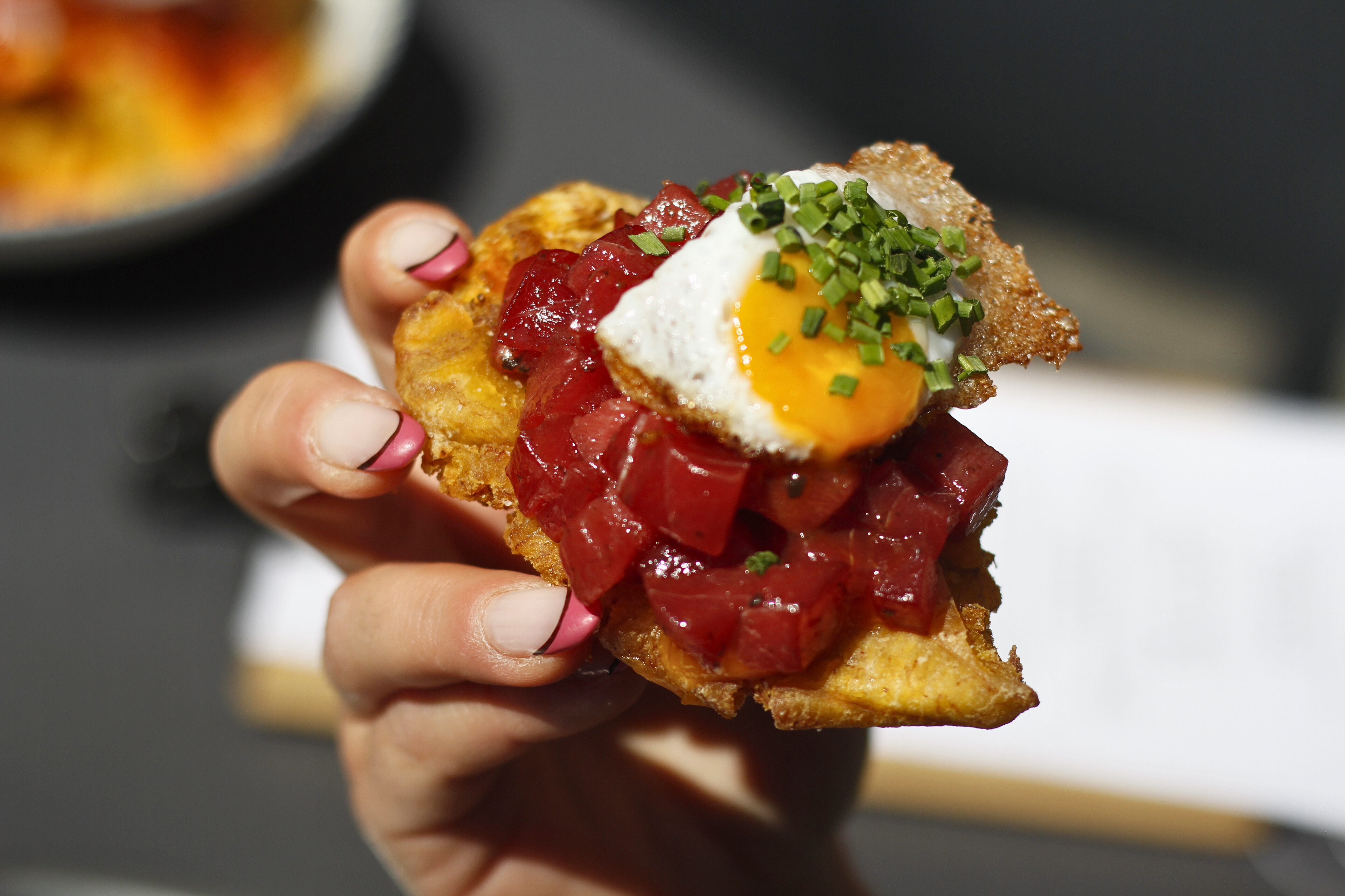 Patacón de Atún Trufado